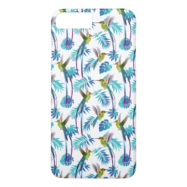 Coques Case-Mate iPhone Colibri à queue longue tropicale (Dos)