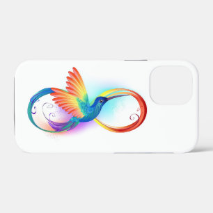 Case-Mate iPhone Case Colibri arc-en-ciel avec symbole Infinity