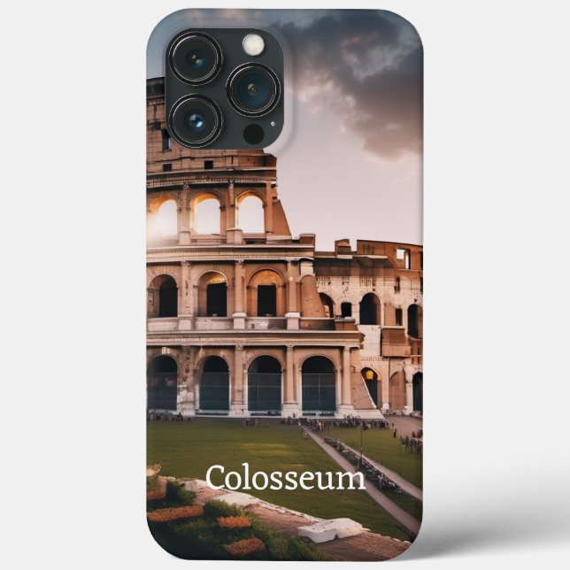 Coques Case-Mate iPhone Colisée : La Merveille majestueuse de Rome (Verso)