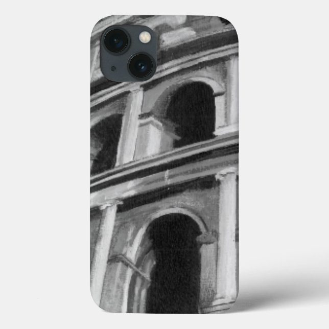 Coques Case-Mate iPhone Colisée romaine avec dessins architecturaux (Verso)