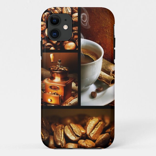 Coques Case-Mate iPhone Collage 2 de café (Dos)