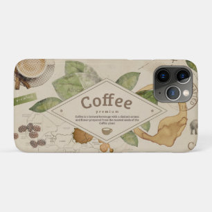 Case-Mate iPhone Case Collage Aquarelle Café