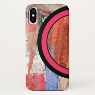 Coque Case-Mate Pour iPhone collage d'art abstrait, médias mélangés et