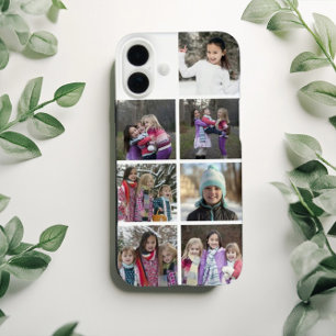 Coques iPhone 16 Plus Collage de 7 photos personnalisé