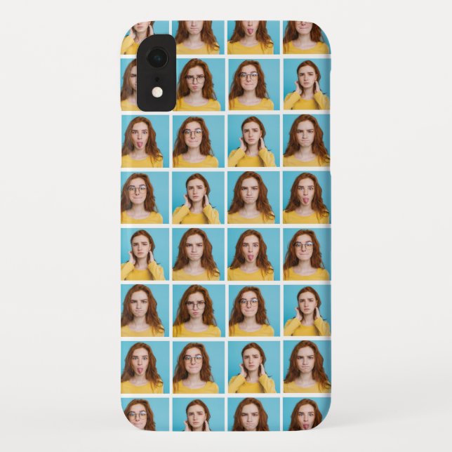 Coques Case-Mate iPhone Collage de cinq photos ou selfies (Dos)
