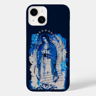 Coque Pour iPhone 14 Collage de Notre-Dame de Guadalupe