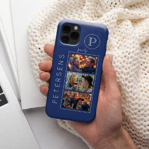 Coque Pour iPhone 14 Plus Collage de photos de famille personnalisé avec mon