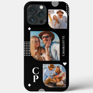 Case-Mate iPhone Case Collage de photos de nom de monogramme 3 Tendance