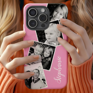 Case-Mate iPhone Case Collage de photos Instagram personnalisé avec nom