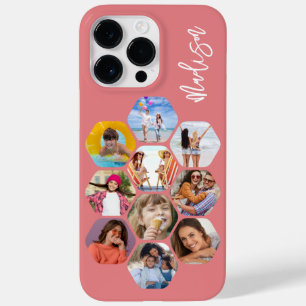 Coque Pour Pour iPhone 14 Pro Max Collage de photos multiples simple moderne personn