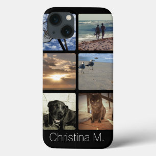 iPhone 13 Coque Collage d'images multiphoto personnalisé