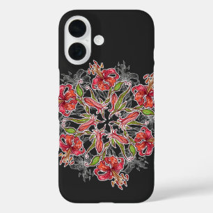 Coques iPhone 16 Collage florissant de fleurs Lily
