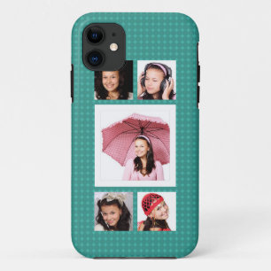 Etui iPhone Case-Mate Collage Girly mignon de photo de Teal 5