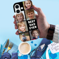 Collage personnalisé de 6 photos "Meilleur papa ja