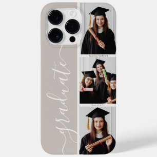 Coque Pour Pour iPhone 14 Pro Max Collage photo de script élégant personnalisé
