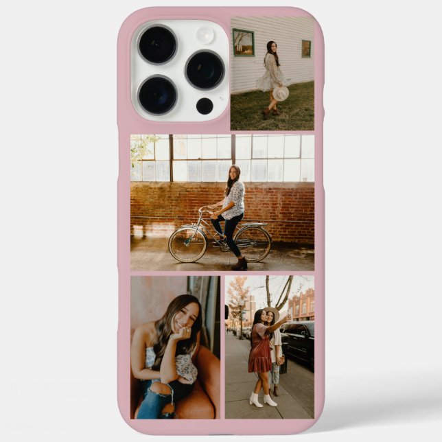 Coques Case-Mate iPhone Collage photo personnalisé personnalisé (Verso)