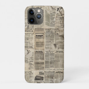 Case-Mate iPhone Case Collage rustique Vintage de journaux (1)