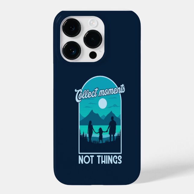 Coques Case-Mate iPhone Collecter des moments, pas des choses (Verso)