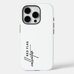 Coques iPhone 16 Pro Collecteur Drapeau Rouge \