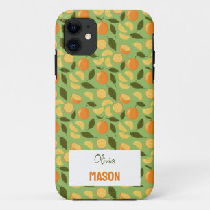 Case-Mate iPhone Case Collection de Motifs de paniers de fruits - Orange