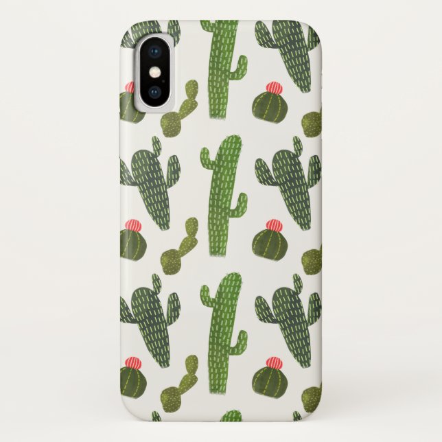 Coques Case-Mate iPhone Collection Llamarama | Cactus mignons (Dos)