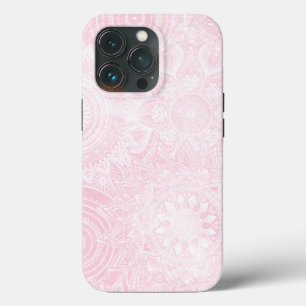 Case-Mate iPhone Case Collection Mandalas blanche Design rose