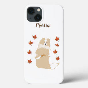 Case-Mate iPhone Case Collie Dog, Feuilles d'automne