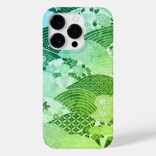 Coque Pour iPhone 14 Pro Collines et rivières vintages du Japon