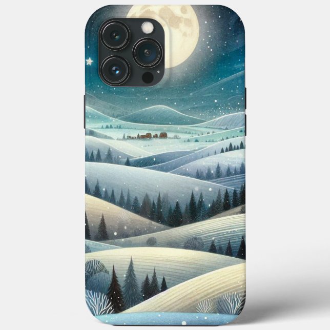 Coques Case-Mate iPhone Collines hivernales (Verso)