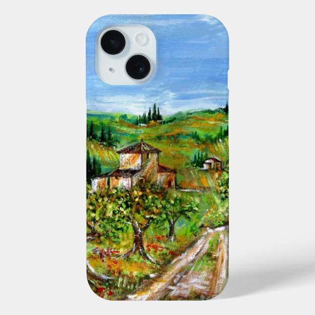 COQUES Case-Mate iPhone COLLINES VERTES ET OLIVIERS DANS LE PAYSAGE TOSCAN (Verso)