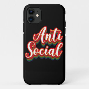 Case-Mate iPhone Case Coloré Anti Social Anti Social