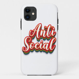 Case-Mate iPhone Case Coloré Anti Social Anti Social