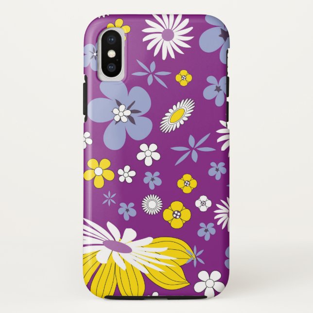 Coques Case-Mate iPhone Coloré élégant floral (Dos)