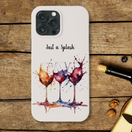 Case-Mate iPhone Case Coloré juste un peu d'aquarelle de vin