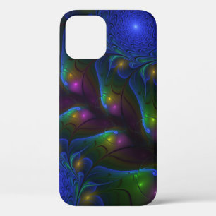 Case-Mate iPhone Case Coloré Lumineux Abstrait moderne Trippy Fractal