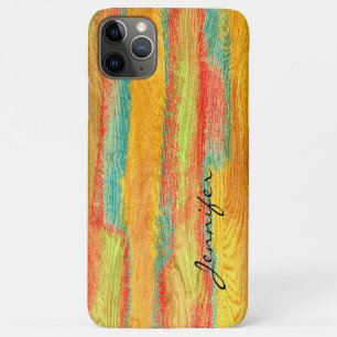 Case-Mate iPhone Case Coloré moderne Arrière - plan de grain de bois #7