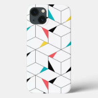 Coloré, moderne, joyeux, des cubes heureux tendanc