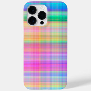 COQUE POUR POUR iPhone 14 PRO MAX COLORÉ PLAID MOTIFS