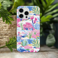 Coloré Preppy Country Floral Nom personnalisé