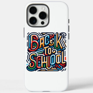 Coques iPhone 16 Pro Max Coloré Retour à la conception de l'école
