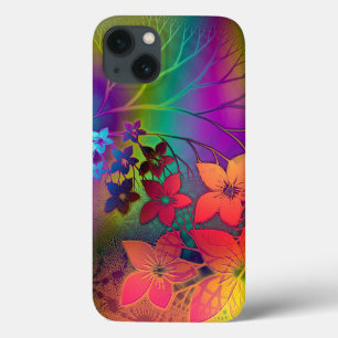 Etui iPhone Case-Mate Coloré Retro Cravate-Dye Rainbow Floral