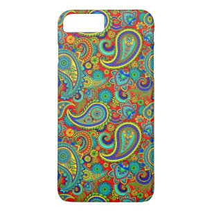 Coque iPhone 8 Plus/7 Plus Coloré Retro Paisley