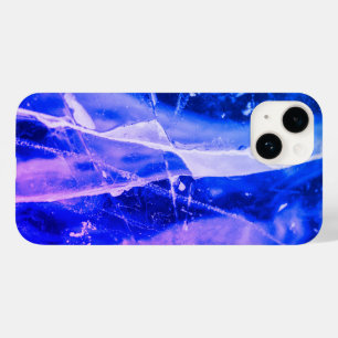 Coque Pour iPhone 14 Colorée Lumineuse Abstrait Bleu Blanc Legging