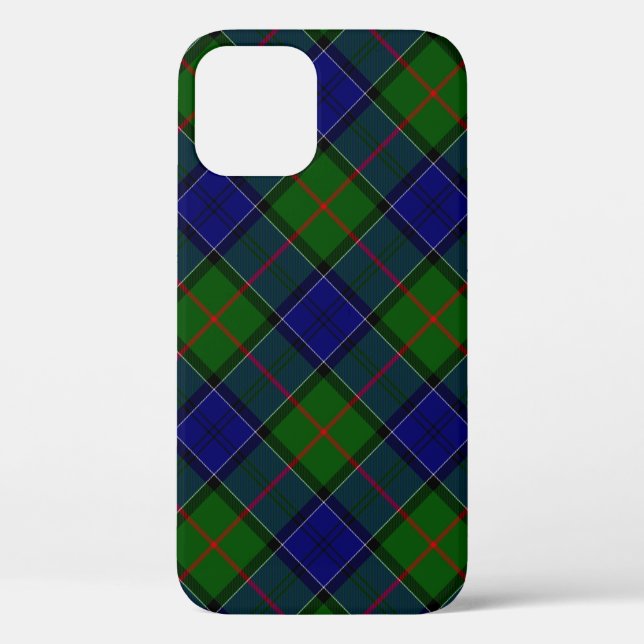 Coques Case-Mate iPhone Colquhoun tartan bleu vert plaid (Verso)