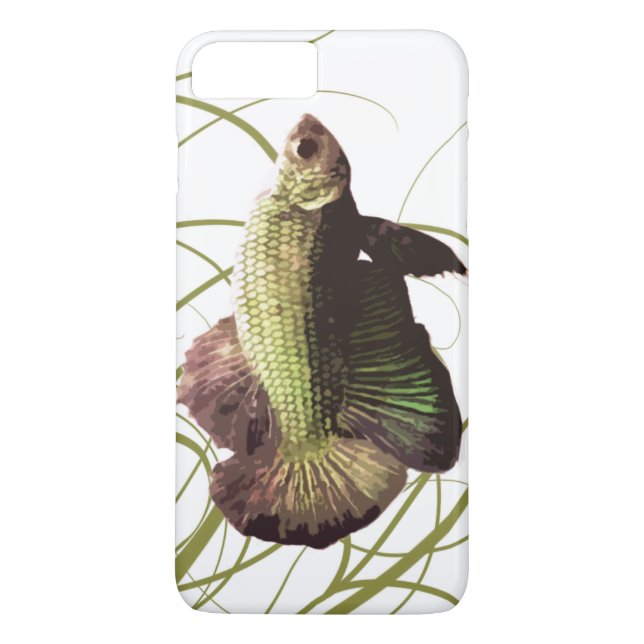 Coques Case-Mate iPhone Combattant du Siam Betta doré (Dos)