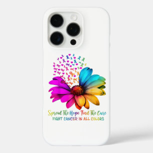 Coques iPhone 16 Pro Combattre le cancer dans tous les rubans de couleu