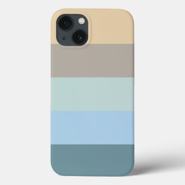 Coques Case-Mate iPhone Combo Cinq Couleurs - Sable Brown Bleu Beige Turqu (Verso)
