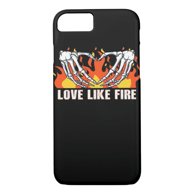 Coques Case-Mate iPhone Comme Classique - Skeleton Hands Heart (Dos)