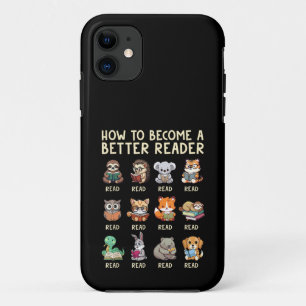 Case-Mate iPhone Case Comment Devenir un Meilleur Lecteur Livre Animaux 