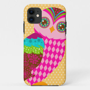 Etui iPhone Case-Mate Comment maintenant hibou rose - pois